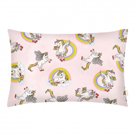 Детская наволочка Cosas RAINBOW UNICORN 40х60 см Розовый