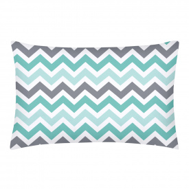 Наволочка Cosas ZIGZAG MINT GREY 50х50 см Мятный