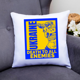 Подушка декоративная Кавун Death to all enemies 40x40 см (П000813)