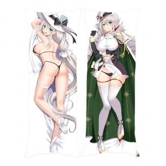 Подушка обнимашка дакимакура Энтерпрайз Лазурный путь Azur Lane 120x40см (22100) Bioworld