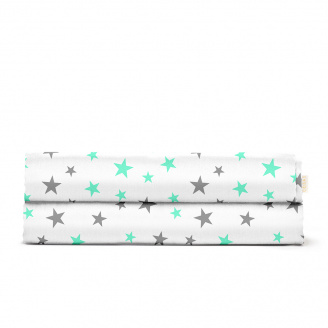 Детская простыня 110х160 см MINT STARS Cosas