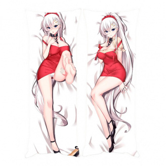 Подушка обнимашка дакимакура Белфаст Лазурный путь Azur Lane 120x40см (22141) Bioworld