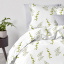 Двуспальный комплект на резинке Cosas GREEN FOLIAGE CS5 Ранфорс 180х220 см Зеленый Костопіль