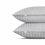 Двуспальная постель сатин с простыней на резинке SILVER CS1 Cosas серый 180х220 см Мелитополь