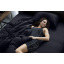 Евро пододеяльник Cosas BLACK SATIN 200х220 см Черный Якимівка