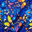 Подростковое постельное белье FAIRY BUTTERFLY Cosas Синий 160х220 см Нововолынск