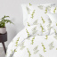 Двуспальный комплект на резинке Cosas GREEN FOLIAGE CS3 Ранфорс 180х220 см Зеленый Боярка