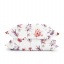 Семейная постель с простыней на резинке Watercolor Flowers CS1 Cosas Фиолетовый 2х160х220 см Нововолинськ