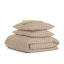 Полуторная постель с простыней на резинке BEIGE GEOMETRY CS5 Cosas Бежевый 160х220 см Винница