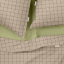 Полуторная постель с простыней на резинке BEIGE GEOMETRY CS5 Cosas Бежевый 160х220 см Винница