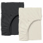 Набор простыни на резинке 140х200 см BEIGE BLACK Cosas Червоноград