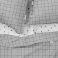 Двуспальная постель с простыней на резинке Grey Geometry CS6 Cosas серый 180х220 см Ужгород