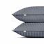 Двуспальная постель сатин с простыней на резинке STEEL CS1 Cosas стальной 180х220 см Нововолынск