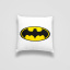 Подушка декоративная с принтом "Логотип Бэтмена. Летучая мышь. Sleep Batman" Push IT Белый Кавун П000739 Оріхів