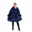 Плед-двухсторонняя толстовка Huggle Hoodie 80х110 см Синий (2993-9107а) Вінниця