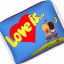 Подушка Fun Love is Синий (Ner102061) Вышгород