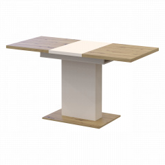 Обідній стіл Бостон розсувний 110-150х70 см на ніжці-колоні дсп артисан-кашемір Кам'янське