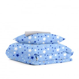 Детский комплект Cosas COLOR STARS Ранфорс 110х140 см Синий