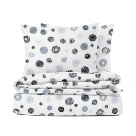 Полуторная постель без простыни Yarn Balls Cosas серый 160х220 см