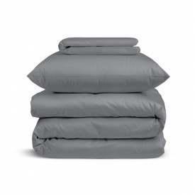 Детское постельное белье сатин в кроватку BELUGA Cosas серый 110х140 см