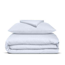 Детское постельное белье сатин в кроватку PORCELAIN Cosas Белый 110х140 см