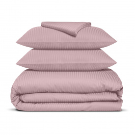 Семейный комплект постельного белья сатин SAKURA Cosas лиловый 2х160х220 см