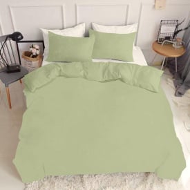 Двуспальный пододеяльник Cosas OLIVE Ранфорс 180х220 см Оливка