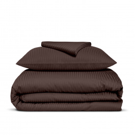 Подростковое постельное белье сатин WALNUT Cosas Шоколад 160х220 см