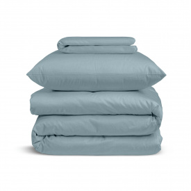 Подростковое постельное белье сатин DOVE Cosas бирюзовый 160х220 см