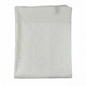 Детский плед ART KNIT Крижма 120х120 см Белый (6902)