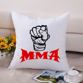 Подушка декоративная с принтом "ММА кулак" Push IT Белый Кавун П000657