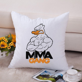Подушка декоративная с принтом "MMA Селезень" Push IT Белый Кавун П000670