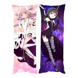 Подушка обнимашка дакимакура Хомура Акэми / Мадока Канамэ Девочка-волшебница Мадока v2 120x40см (21668) Bioworld