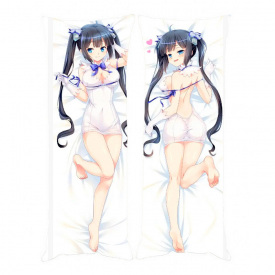 Подушка обнимашка дакимакура Гестия В подземелье я пойду... / Может, я встречу тебя в подземелье? v3 120x40см (21496) Bioworld