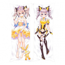 Подушка обнимашка дакимакура Броня Зайчик Коллапс 3 v5 120x40см (22047) Bioworld