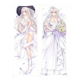 Подушка обнимашка дакимакура Энтерпрайз Лазурный путь Azur Lane v3 120x40см (22171) Bioworld