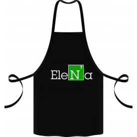 Фартук с принтом Арбуз EleNa 68 см Черный