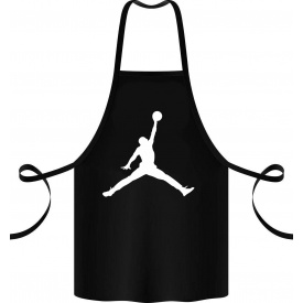 Фартук с принтом Арбуз Джордан 68 см Черный