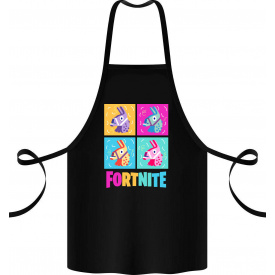 Фартук с принтом Арбуз Fortnite цвет 68 см Черный