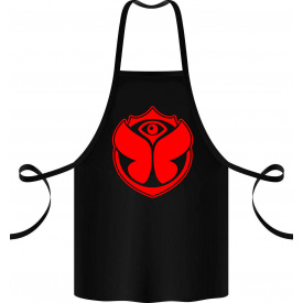 Фартук с принтом Арбуз Tomorrowland 68 см Черный