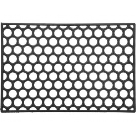 Резиновый коврик Plast Сота HARD 90х60 см Черный (SK000150)
