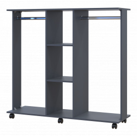 Гардеробная стойка Doros Д3 Графит 130х40.6х121 см (41510111)