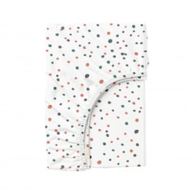 Простыня на резинке 80х160 см COLOR DOTS Cosas
