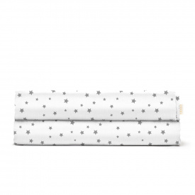 Детская простыня 110х160 см GREY STARS CS1 Cosas
