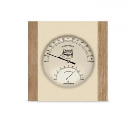 Термометр для бани и сауны липа Стеклоприбор №3 15х15х3 см