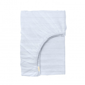 Простыня на резинке в детскую кроватку 60х120 см сатин PORCELAIN Cosas