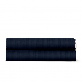 Евро простыня 220х240 см сатин NAVY Cosas Синий