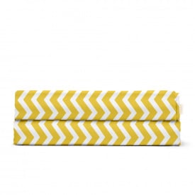 Простыня полуторная 155х240 см YELLOW ZIGZAG CS2 Cosas Золотистый