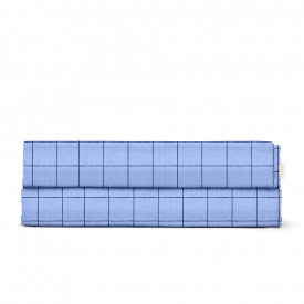 Евро простыня 220х240 см BLUE GEOMETRY Cosas голубой