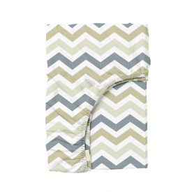 Простыня на резинке 120х200 см ZIGZAG CS2 Cosas Бежевый